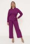 Solid Wide-Leg Pants