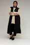 34000 Large Size Combed Cotton Wear-Out Vest - Black - 2