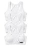 Girl's Bustier 3-Piece Thick Straps, Sports Cut, Padded (96% Cotton - 4% Elastane)