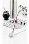 Yerba Mate Straw Stainless Steel With Filter Spoon and Cleaning Brush, Colorful Beads - 2