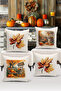 Halloween Autumn Series Double-Sided Digital Printed 4-Piece Cushion Cover Set - 2