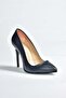 Navy Blue Women's Heeled Shoes 8922151909 - 5