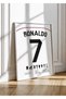 Ronaldo 7 Poster Tablo (Çerçeveli)