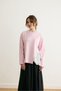 Cotton Lace Detailed T-Shirt Dusty Pink