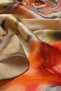Sura Silk Scarf - Khaki Pastel Pattern - 3