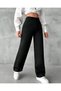 Panama High Waist Black Jeans Black Loose Jeans Lycra Stretchy Palazzo Samas - 2