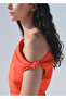 Asymmetric Collar Short Dress - 6