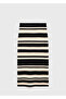 Striped Midi Knit Skirt - 3