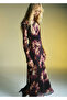 Batik Patterned Smocked Dress