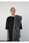 Three-Quarter Sleeve Wool Blouse