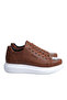 Zrc175 - Premium Mirror Lace-Up Men's Sneaker Brown - 2
