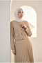 Jacket and Pleated Skirt Set