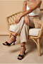 Ete En Ville Patent Leather Ankle Strap Heeled Sandals