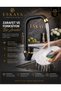 Black Gold Corner Pipe Kitchen Sink Faucet