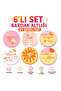 Set of 6 Aperol Themed Coasters |   Uv Printed Mdf Cocktail and Drink Coaster |   Summer Concept Decorative Coaster
