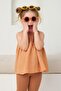 Salmon Color Sleeveless Blouse