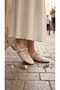 Orthopedic Sole Blunt Toe Daily Stylish Knitted Ballerinas - 3