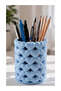 Heart-Shaped Red Organizer – Makeup Brush Holder, Pen Holder, and Accessory Organizer - 2