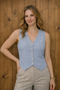 Women's Vest / Cotton Woven Muslin - 2