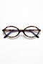 Cerena Leopard Frame Transparent Lens Oval Glasses – Uv400 – Casual Office & City Style – Ekartman 52 - 3