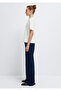 Short Sleeve Model Combed Cotton Off-White - 4