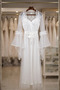 Dowry Silk Satin - Luxurious Bridal Dressing Gown and Nightgown Set with Lace Detail