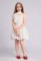 100% Cotton Polka Dot Sleeveless Poplin White Dress for Girls I4377A826Hs - 2