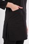 Hijab Black Lycra Women's Medical Uniform Doctor and Nurse Jersey Scrubs Surgery Suit - 8