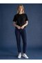 Boyfriend High Waist Women's Denim Pants - Comfortable Fit Mom Fit Jeans - Denim Fabric - 5