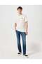 Men's Ecru Round Neck T-Shirt - 3