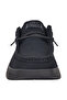 Men's oxford (classic) hd.41975-001 hey dude wally comf suede black - 3