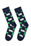 جوارب Happy Socks للرجال من القطن باللون الأزرق الداكن P003193