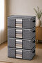 4 Pieces of Luxury Windowed Closet Organizer Compatible with Base and Under-Bed Storage, Under-Bed Storage 64X45X22 cm - 2