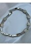 Bym009 Stone-Studded Women's Steel Bracelet a Quality Stylish Silver Color Model - 9