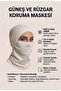 Summer Ecru Sun and Wind Mask Thin Lightweight Snow Mask Balaclava Biker Helmet Neck Collar Beanie