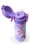 Kids Pink Purple Fashion Girl Patterned Steel Thermos with Straw and Direct Drinking Feature 500 ml 31956 - 4