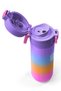 Kids Color Changing Patterned Straw and Direct Drinking Steel Thermos 500 ml 31875 - 3