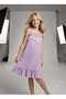 Girl's Gingham Woven Long Dress