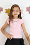 Girl's T-Shirt with Belt and Chain Accessory, Ages 9-14, Pink
