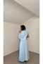 Long Dress with Shawl Detail - 3