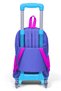 Kids Lavender Lighted Wheeled Three-Compartment Squeegee Backpack 23903 - 6