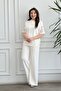 Sweatshirt Set with Embroidery Detail on the Sleeves and Sides - 4