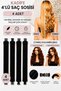 Black Velvet Hair Styler Velvet Hair Curler and Velvet Hair Curling Rod Heatless Hair Styling - 3