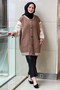 Front and Back Fully Studded Stone Snap Fastener Jacket - 3