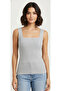 Women's Sleeveless Blouse Thick Strap Undershirt Thin Summer Square Neck 5-Piece Set - 6