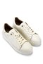 Women's Genuine Leather Beige Floter Sneakers & Sports Shoes - 2