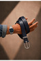 Clip-On Navy Blue Leather Belt Classic - Men's 100% Genuine Leather Belt - 5