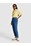 Blue Mom High Waist Fit Jean Trousers 50307851-Vr036 - 3