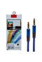 Pm-3778 3.5 mm 1.2 Meter Male/Male Navy Blue Stereo Aux Cable - 6