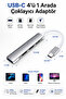محول USB-C متعدد الوظائف USB 3.0 وقارئ بطاقات SD وMicro SD 4 في 1 - 4